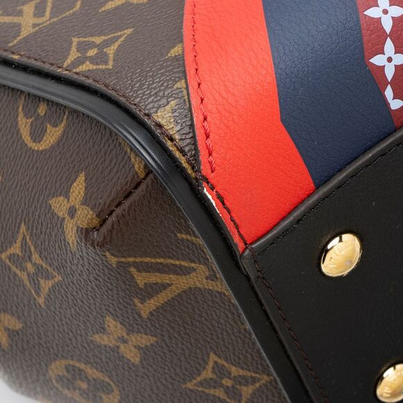 Louis Vuitton Monogram Canvas Calf Leather Kimono Tote - Picture 14 of 15